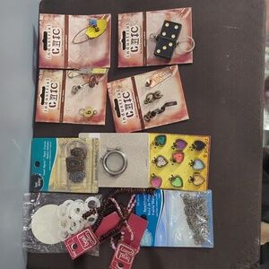 Lot of industrial chic metal charm packs